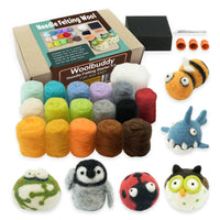 Woolbuddy - DIY Needle Felting Starter Kit – All-in-One Wool Craft Set