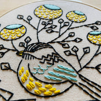 Hook, Line & Tinker - Chickadee Complete Embroidery Kit