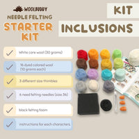 Woolbuddy - DIY Needle Felting Starter Kit – All-in-One Wool Craft Set