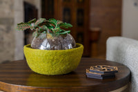 Fibres of LIfe - Felt Bowl - Small | Wool Felt Yarn Bowl | Knitting Bowl