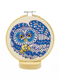 Hook, Line & Tinker - Boreal Owl Complete Embroidery Kit