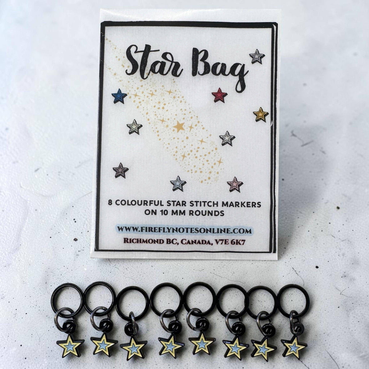 Firefly Notes - Star Pack Enamel Stitch Markers
