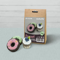 Woolbuddy - Needle Felting Kit -DIY Dessert (Donut & Cupcake)