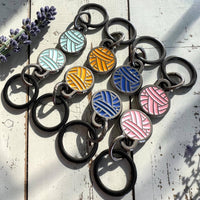 Firefly Notes - From the Yarn Shelf – Yarn Ball Stitch Marker Set (Set of 8) | Knitting Stitch Markers