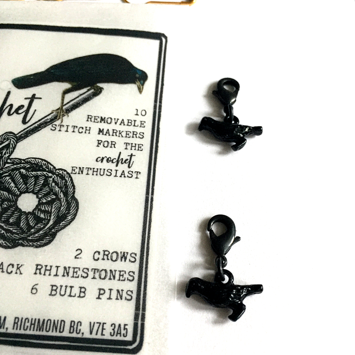 Firefly Notes - Crow-chet Crochet Stitch Marker Pack