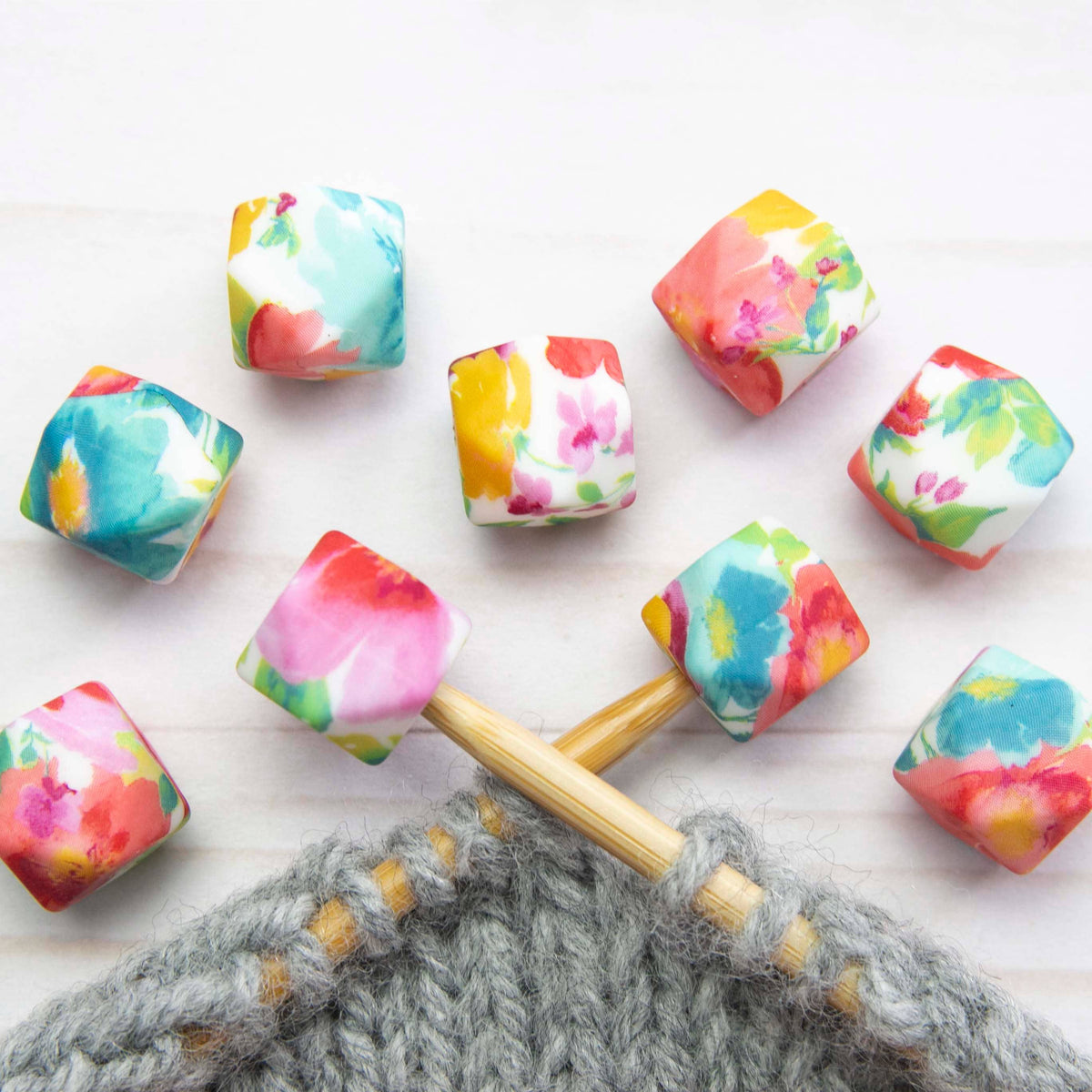 Fox & Pine - Spring Floral Hexagon | Stitch Stoppers