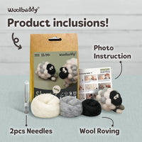 Woolbuddy - DIY Needle Felting Kit - Sheep