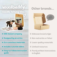 Woolbuddy - DIY Needle Felting Kit - Sheep