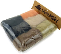 Woolbuddy - Corriedale Wool Fibre Sampler – Natural Roving for Spinning and Felting