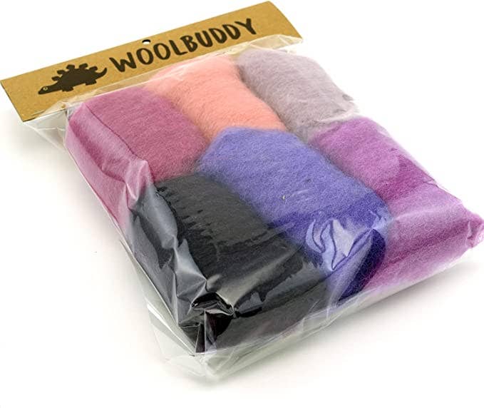 Woolbuddy - Corriedale Wool Fibre Sampler – Natural Roving for Spinning and Felting