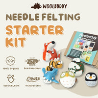 Woolbuddy - DIY Needle Felting Starter Kit – All-in-One Wool Craft Set