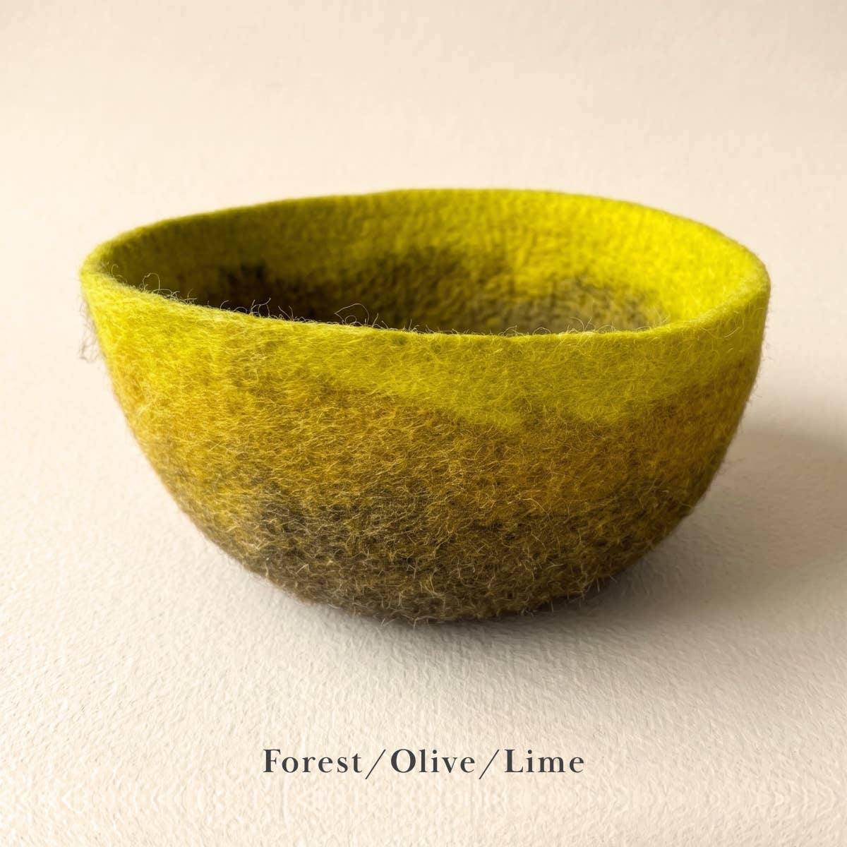 Fibres of Life - Felt Bowl - Large Ombre | Felt Yarn Bowl | Crochet Bowl