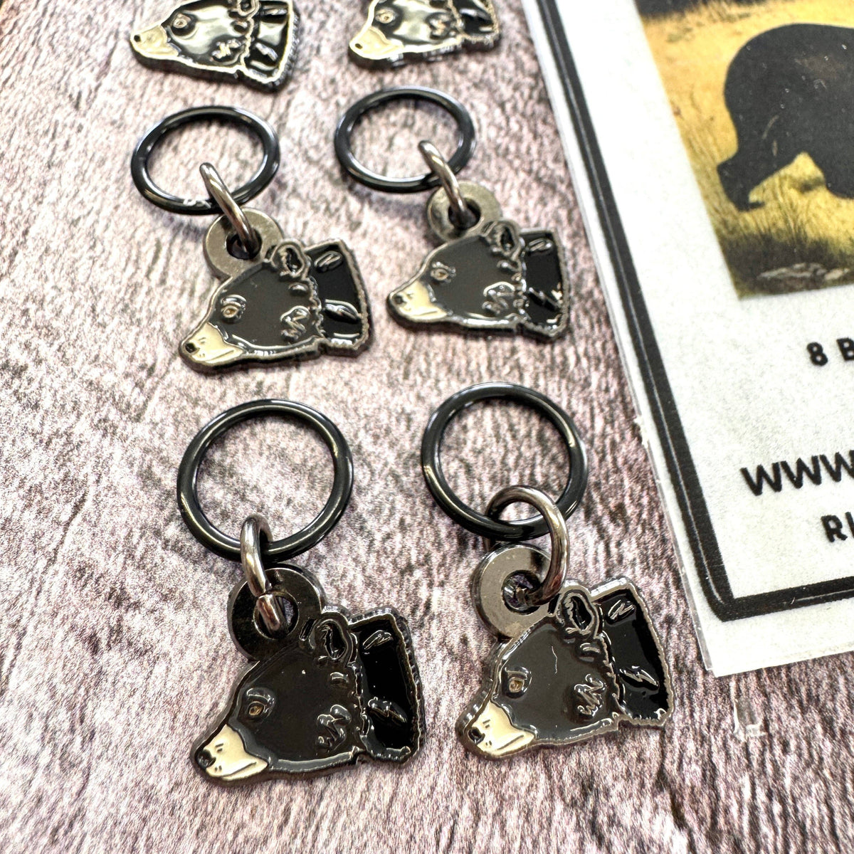 Firefly Notes - Bear Stitch Markers – Limited Edition Set of 8