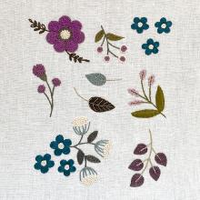 Un chat dans l'aiguille - Embroidery Kit - Flower Board Pauline