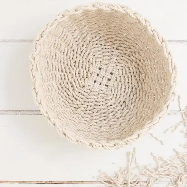 Flax & Twine - Jessie Twined Rope Bowl Kit