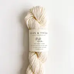 Flax & Twine - Trellis Stitch Drawstring Bag Knit Kit