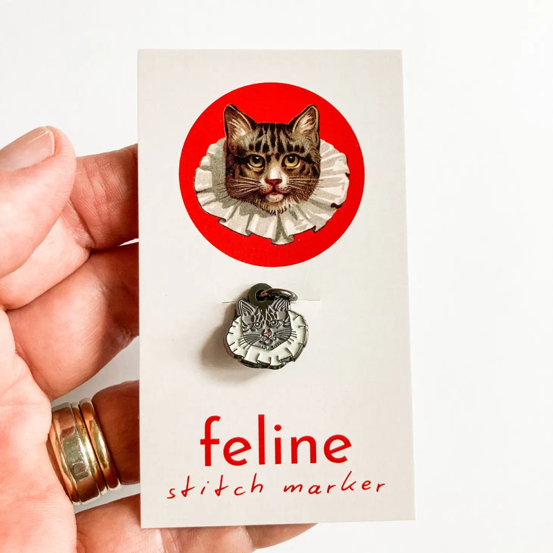 Firefly Notes - Feline Stitch Marker Single Removable