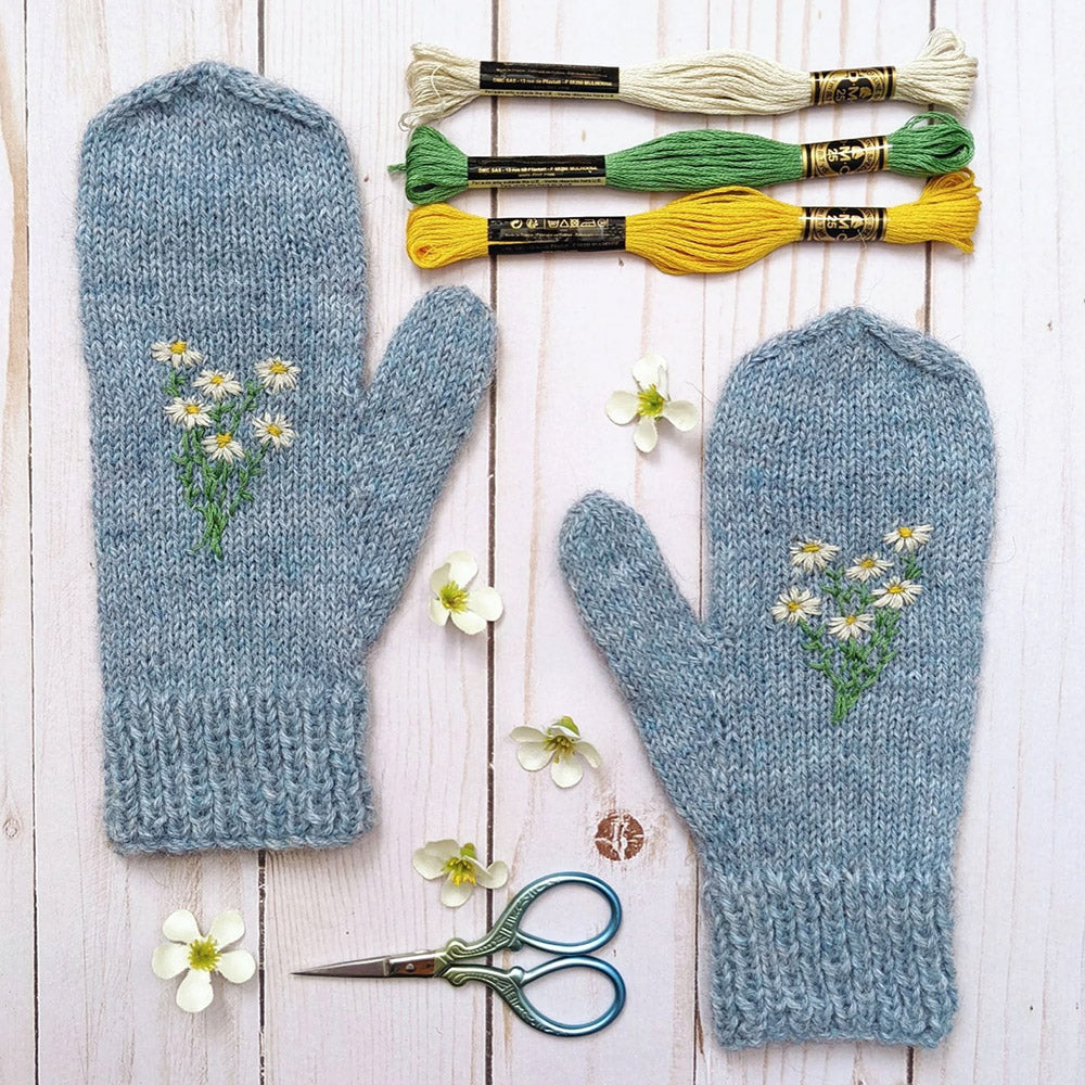 Knitted Bliss - Stick & Stitch -  Floral Pack