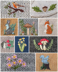 Knitted Bliss - Woodland Collection Stick & Stitch