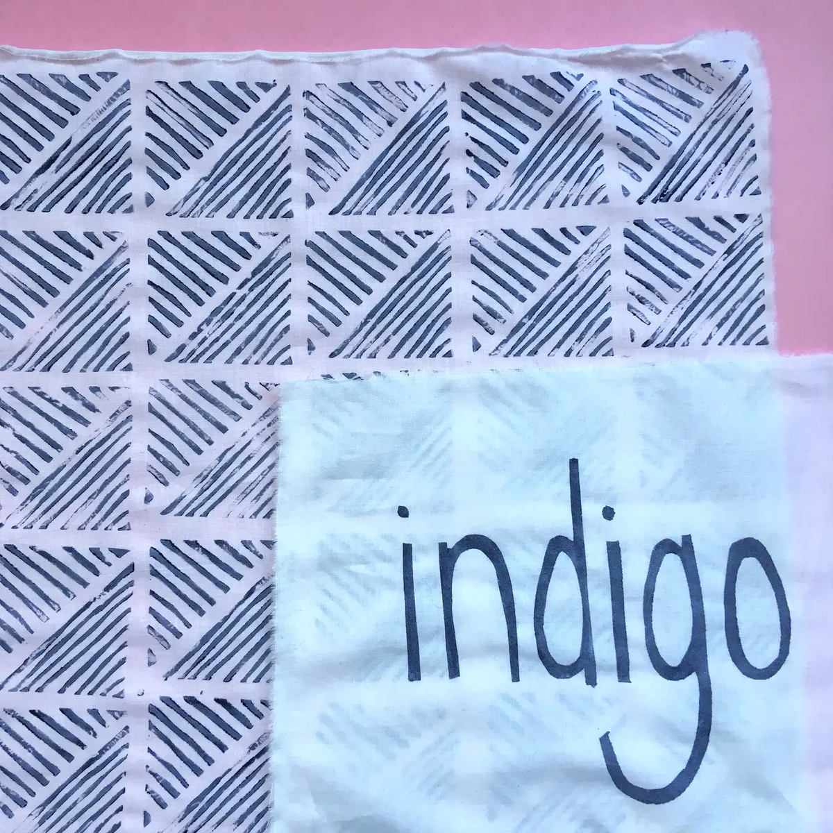 The Love of Colour - Indigo block printing kit for dyeing