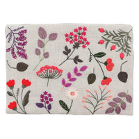 Un chat dans l'aiguille -Floral pouch - Paula c-00928