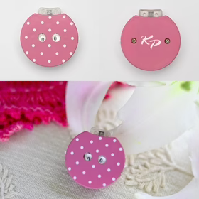 Knitters Pride -  Pink Polka Dot Clicky Row Counter