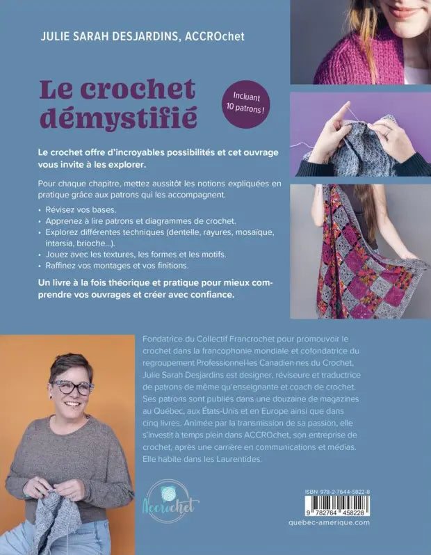 Julie Sarah Desjardins - Le crochet démystifié *pré-commande*