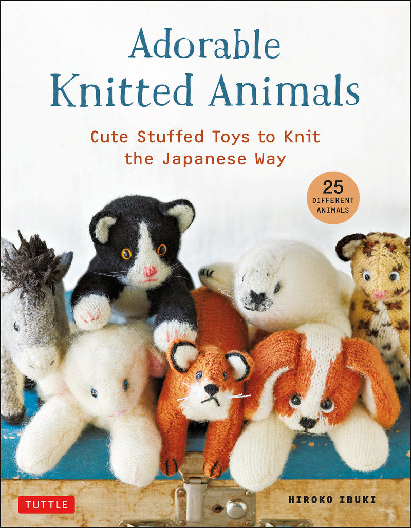 Tuttle - Adorable Knitted Animals Cute Stuffed Toys to Knit the Japanese Way (25 Different Animals)
