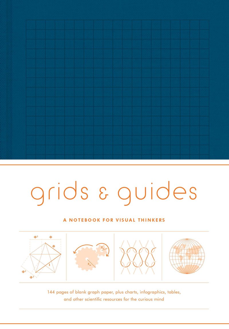 Stationery - Grids & Guides (Navy) A Notebook for Visual Thinkers