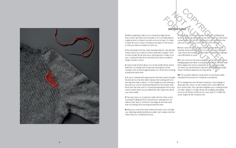 Arounna Khounnoraj - Visible Mending A Modern Guide to Darning, Stitching and Patching the Clothes You Love