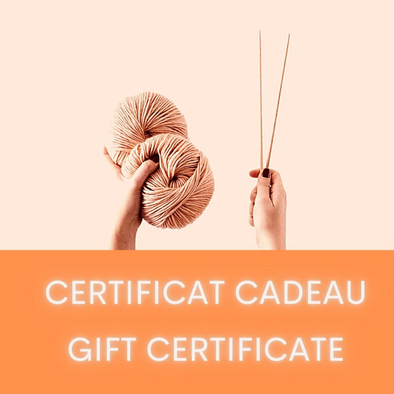 CERTIFICAT CADEAU / GIFT CARD