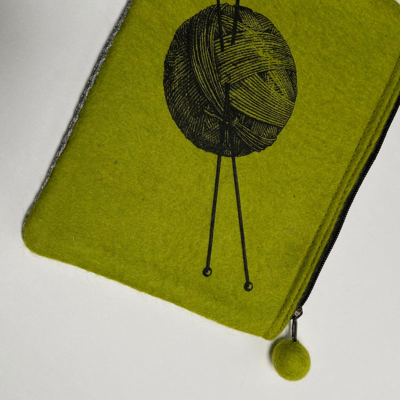 Fibres of Life - Mini pochette d'organisation - Série artisanale imprimée à la main