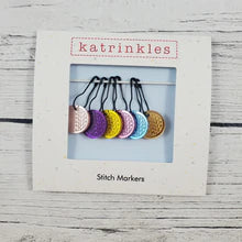Katrinkles - Mirrored Acrylic Knit Round Stitch Marker Set