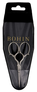 Bohin – Ciseaux de broderie avec grandes poignées et pochette