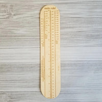 Katrinkles - Socks Rule! - Ruler for measuring Socks - Adult Size