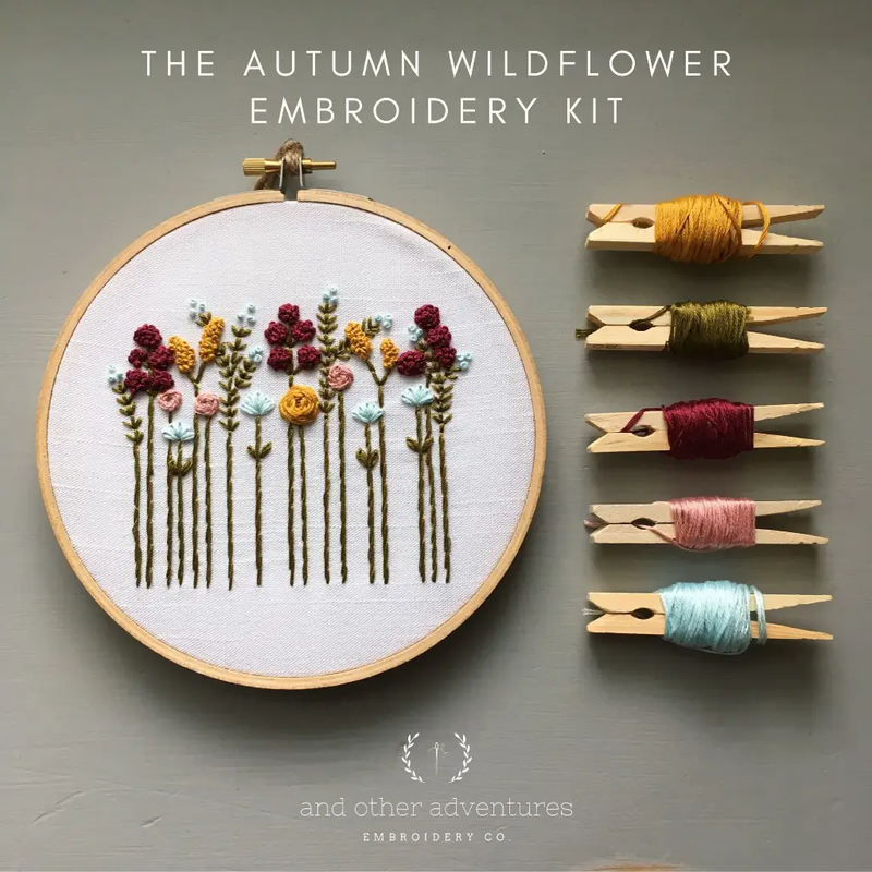 And Other Adventures Embroidery Co. - Autumn Wildflowers