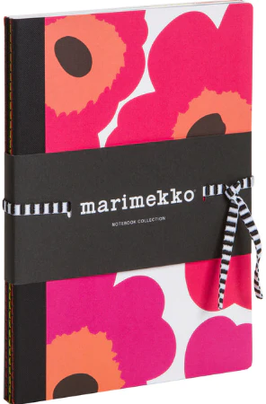 Stationery - Marimekko Notebook Collection (Unikko/Poppies)