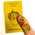 Firefly Notes - Autumn Single Stitch Marker or Progress Keeper
