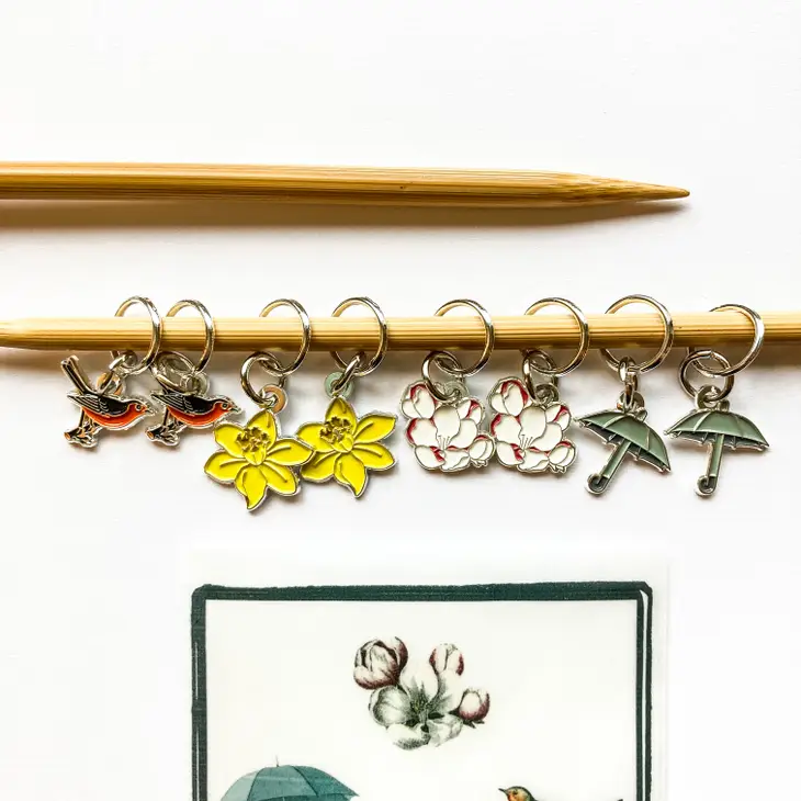 Firefly Notes - Spring stitch markers for knitting