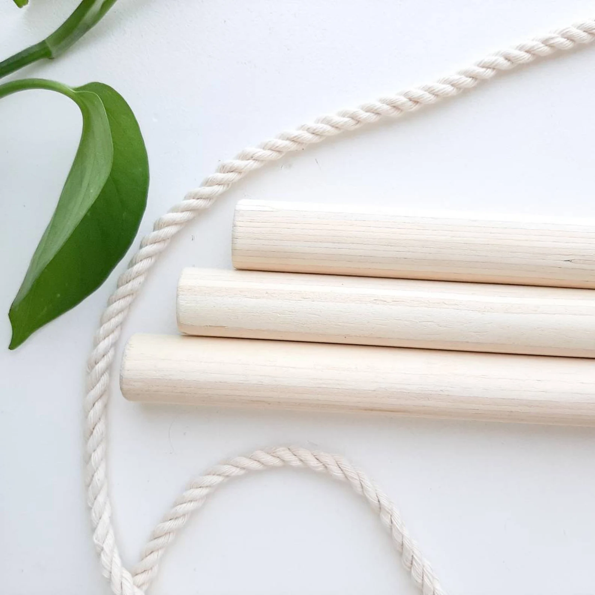 Macrame wooden dowel hotsell