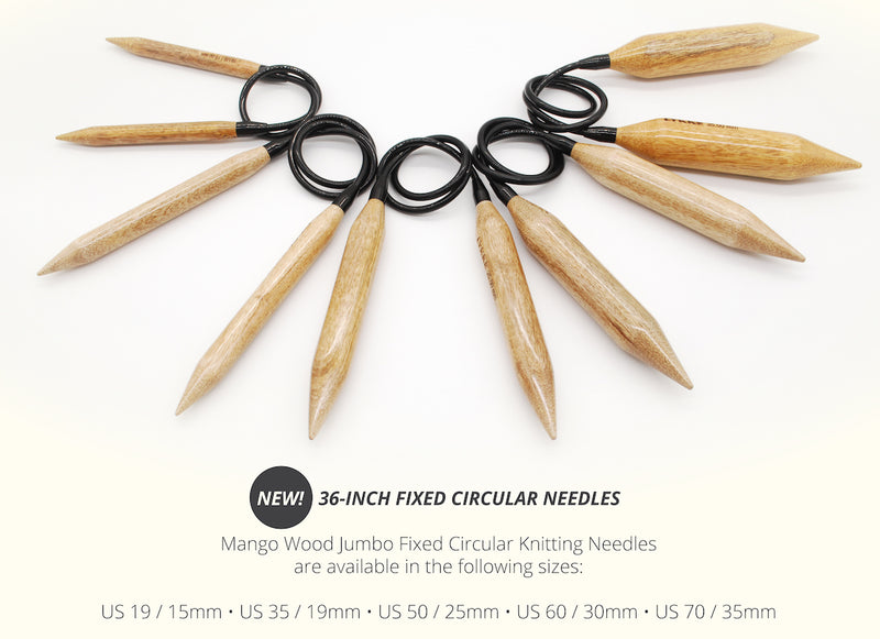 Lykke BIG Fixed Circular Needles for Chunky Yarns
